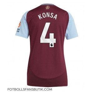 Aston Villa Ezri Konsa #4 Replika Hemmatröja Damer 2024-25 Kortärmad